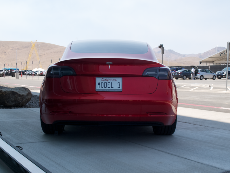 Tesla Model 3. Photo credit: Michael Ballaban/Jalopnik